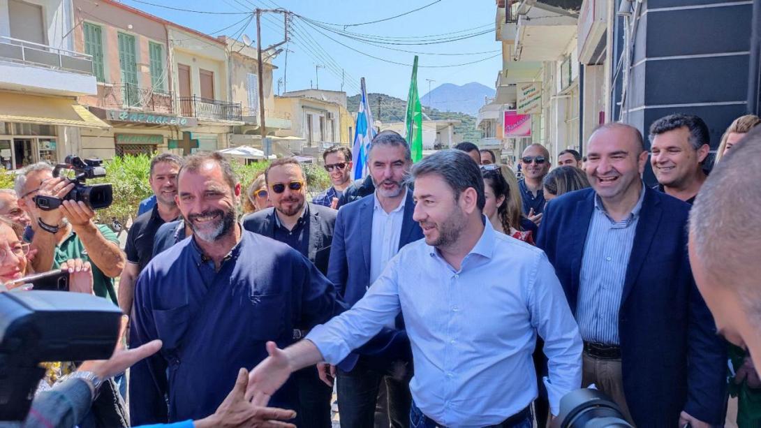 Στο Ρέθυμνο ο Νίκος Ανδρουλάκης