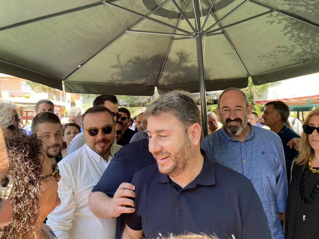 Ο Νίκος Ανδσρουλάκης στις Αρχάνες