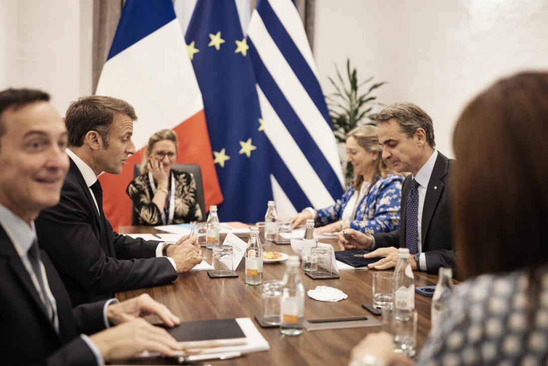 Μητσοτάκης Μακρόν