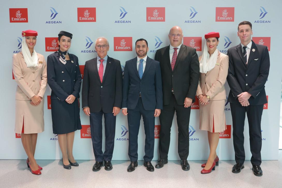 AEGEAN και Emirates επεκτείνουν τη συνεργασία τους sτο δρομολόγιο Αθήνα ‑ Νέα Υόρκη