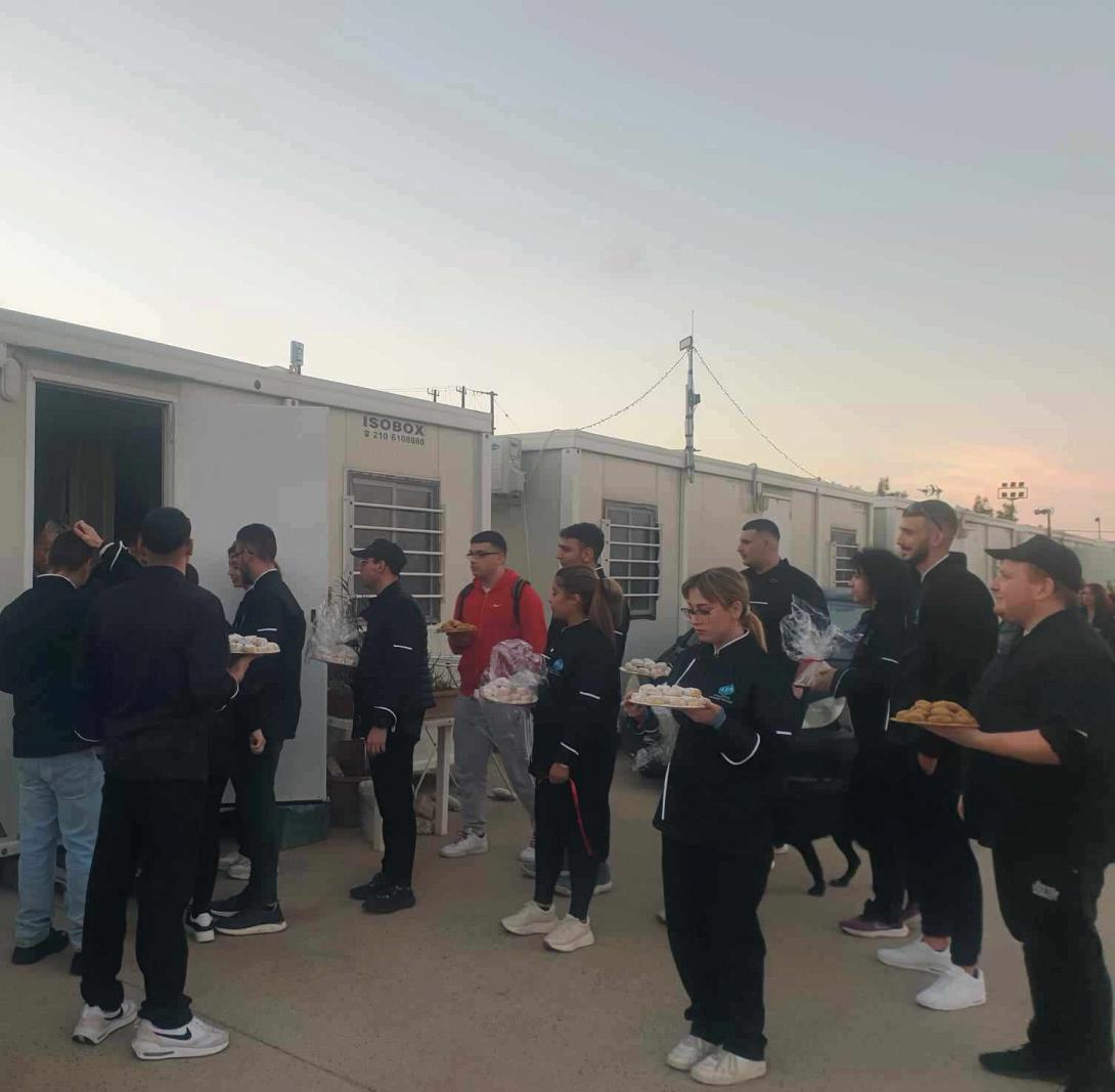 Πρωτοβουλία αγάπης για τους σεισμόπληκτους από  τους σπουδαστές των Τμημάτων Μαγειρικής Τέχνης 