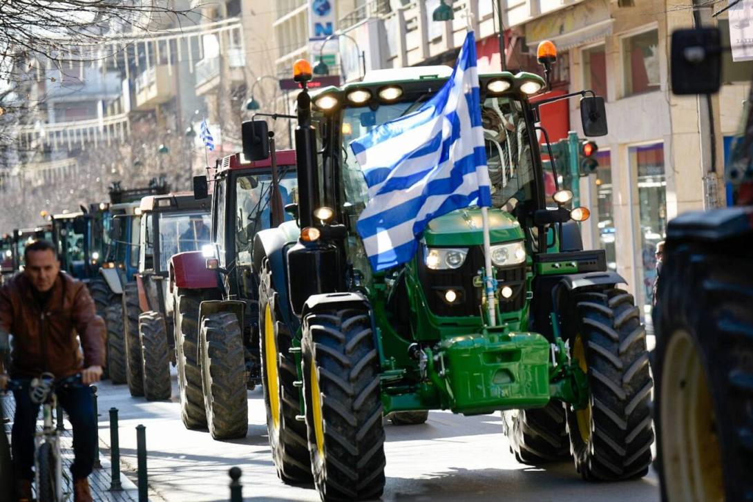 Τρακτέρ στη Λάρισα