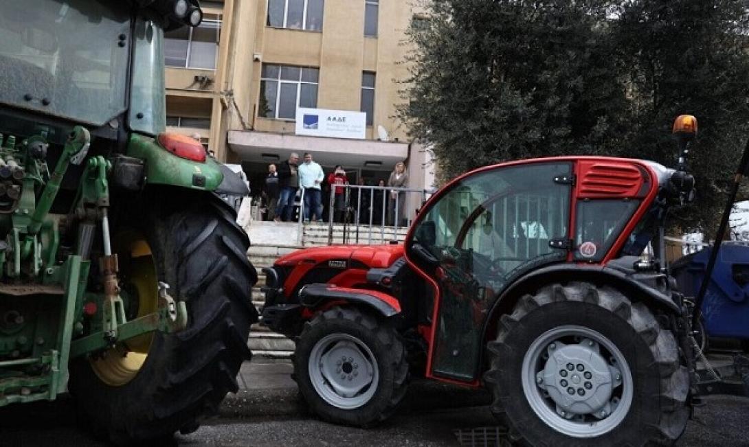 Αγρότες Πλατύκαμπος μπλόκο
