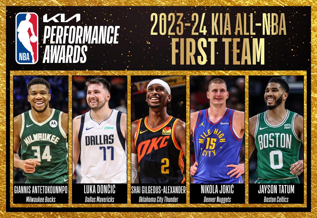 Στην πρώτη πεντάδα του NBA ο Γιάννης