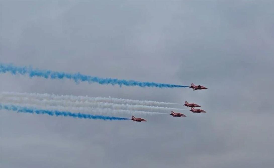 red arrows