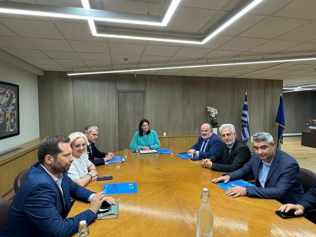 Συνάντηση ΥΠΕΚΑ Νίκης Κεραμέως με το Προεδρείο της ΓΣΕΒΕΕ