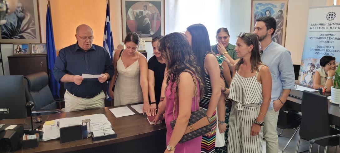 Ορκίστηκαν οι Νεοδιορισθέντες Εκπαιδευτικοί