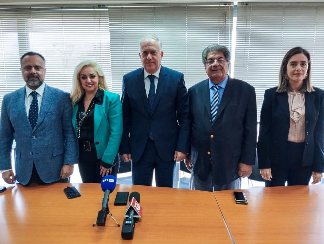 Ο Υπουργός Ανάπτυξης στην τελετή παράδοσης - παραλαβής στον Συνήγορο του Καταναλωτή