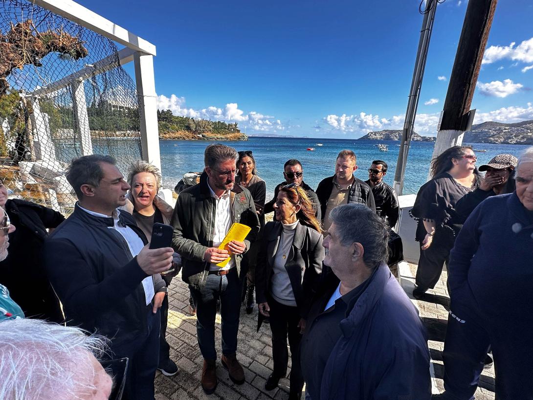 Στην Αγία Πελαγία ο Δήμαρχος Μαλεβιζίου Μεν. Μποκέας