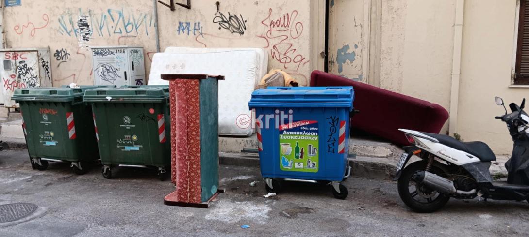 σκουπίδια μπάζα ηράκλειο