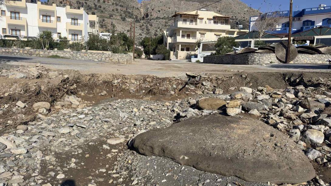 Ζημιές στον Τσούτσουρα