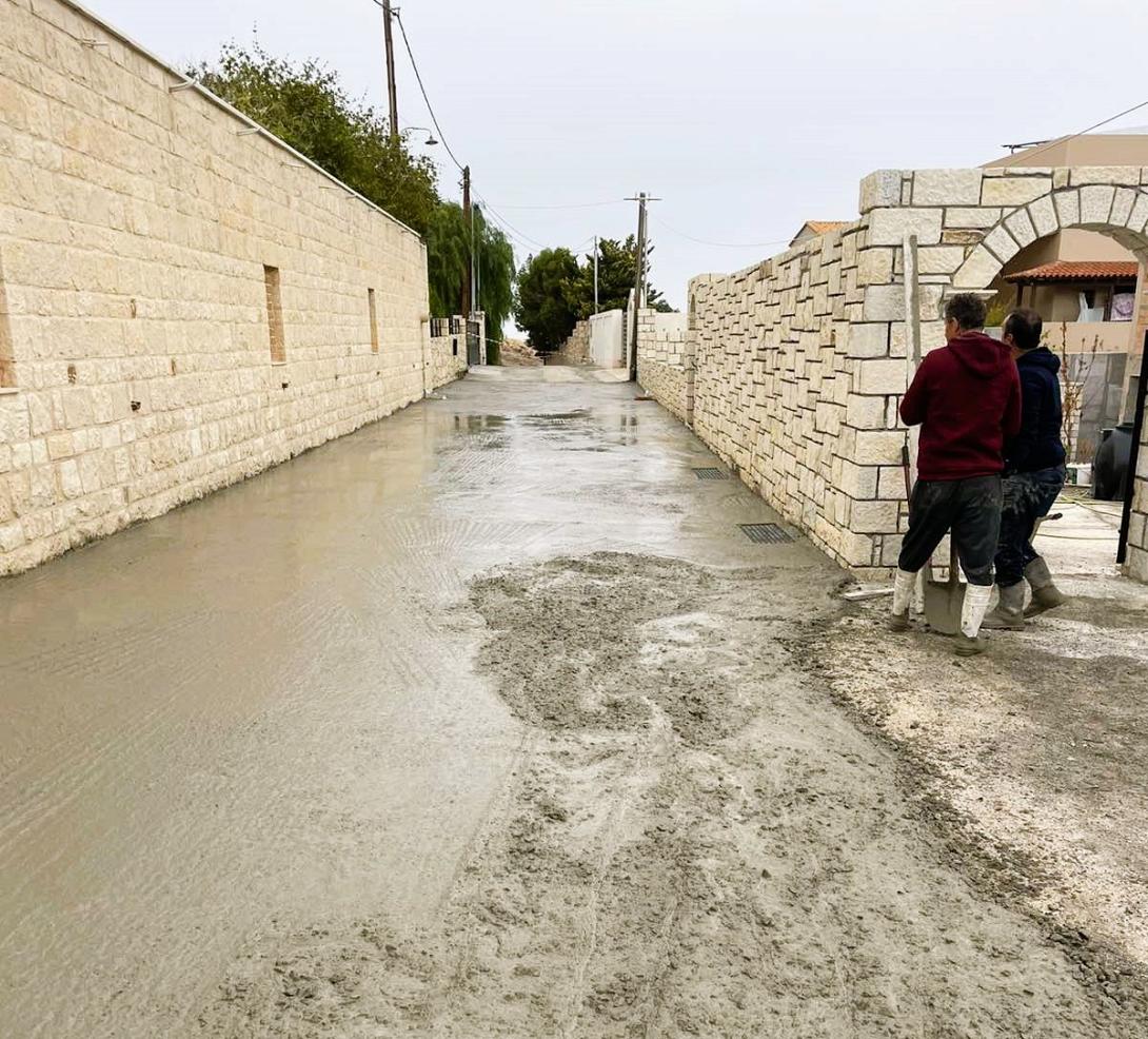 καρτερος τσιμεντοστρωση