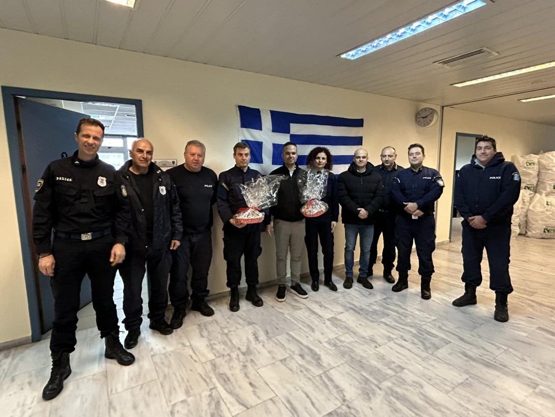 Επίσκεψη για ευχές στις αστυνομικές Υπηρεσίες του Νομού Ηρακλείου