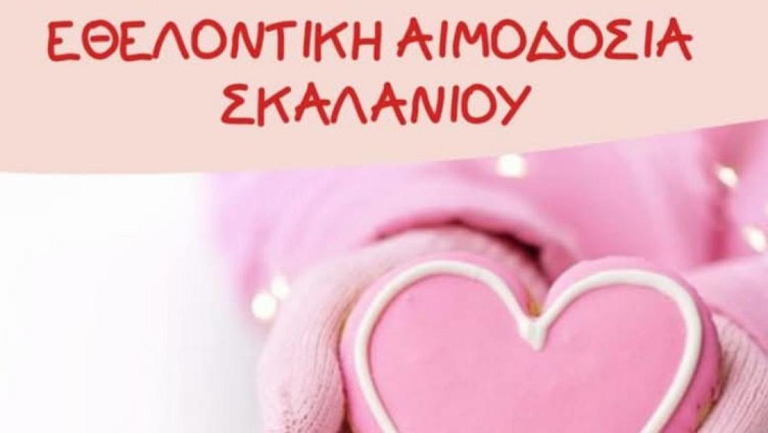ΣΚΑΛΑΝΙ ΑΙΜΟΔΟΣΙΑ