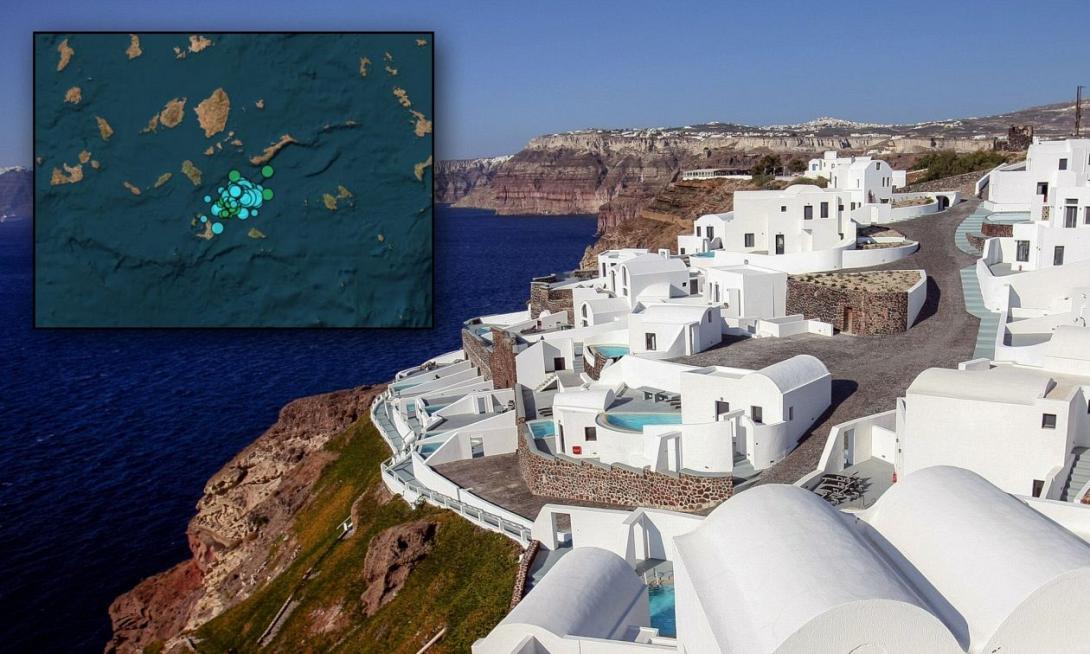 σαντορινη σεισμοι