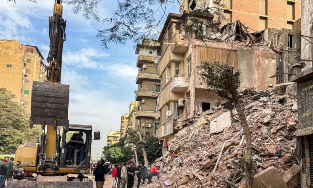 Αίγυπτος κατάρρευση κτιρίου