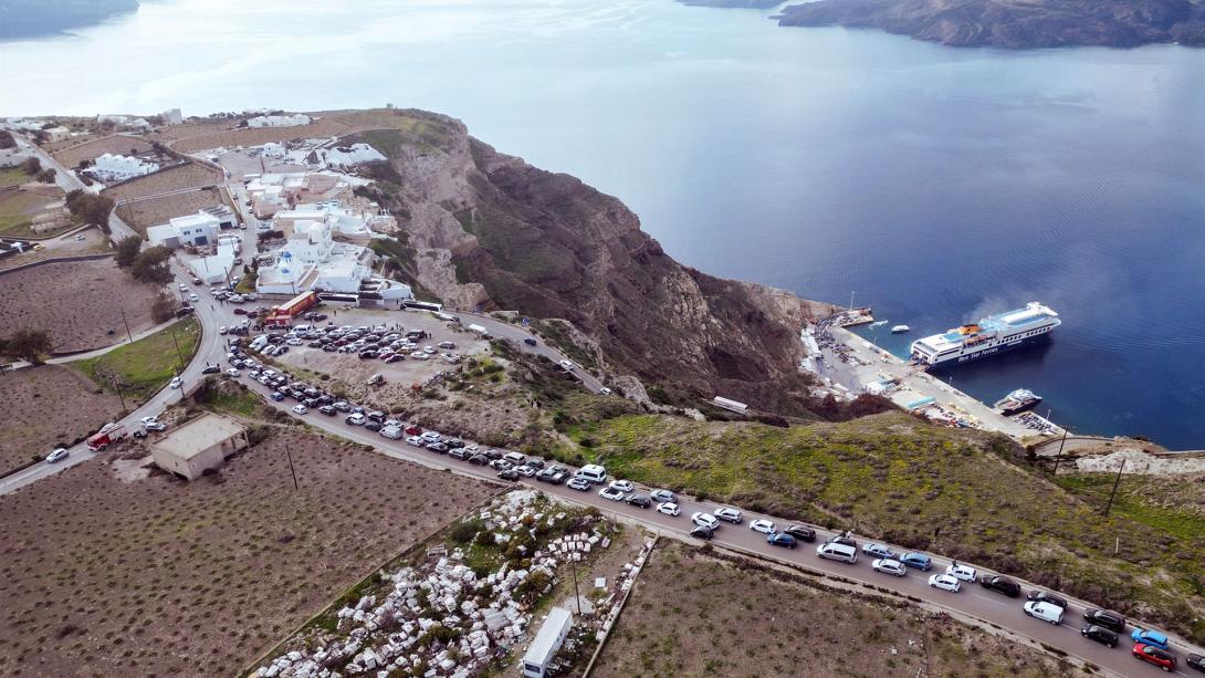 Ewakuacja z Santorini