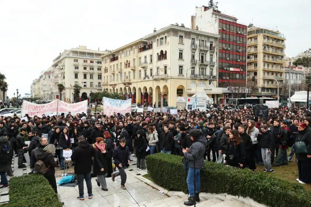 Θεσσαλονίκη Τέμπη συγκεντρώσεις