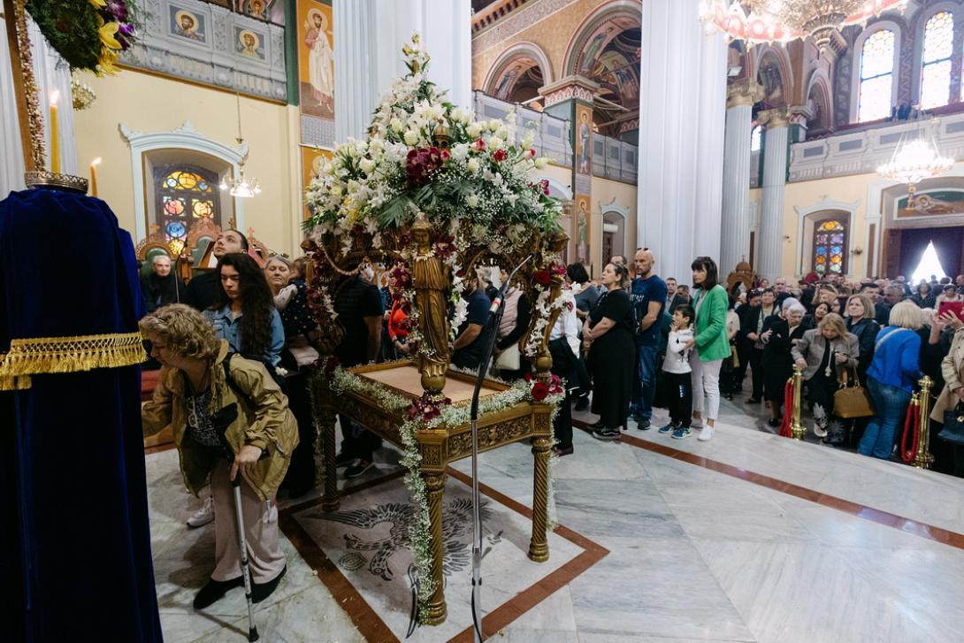 o Επιτάφιος του ΙΜΝ Αγίου Μηνά