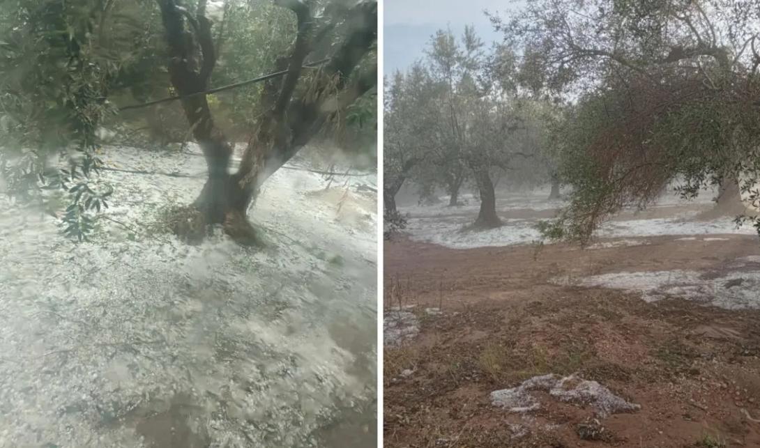 Αιτωλοακαρνανία χαλαζόπτωση