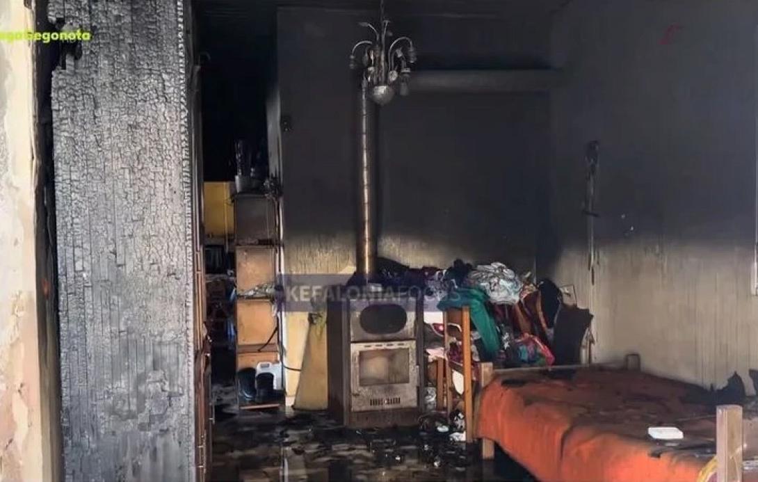 κεφαλονια φωτια