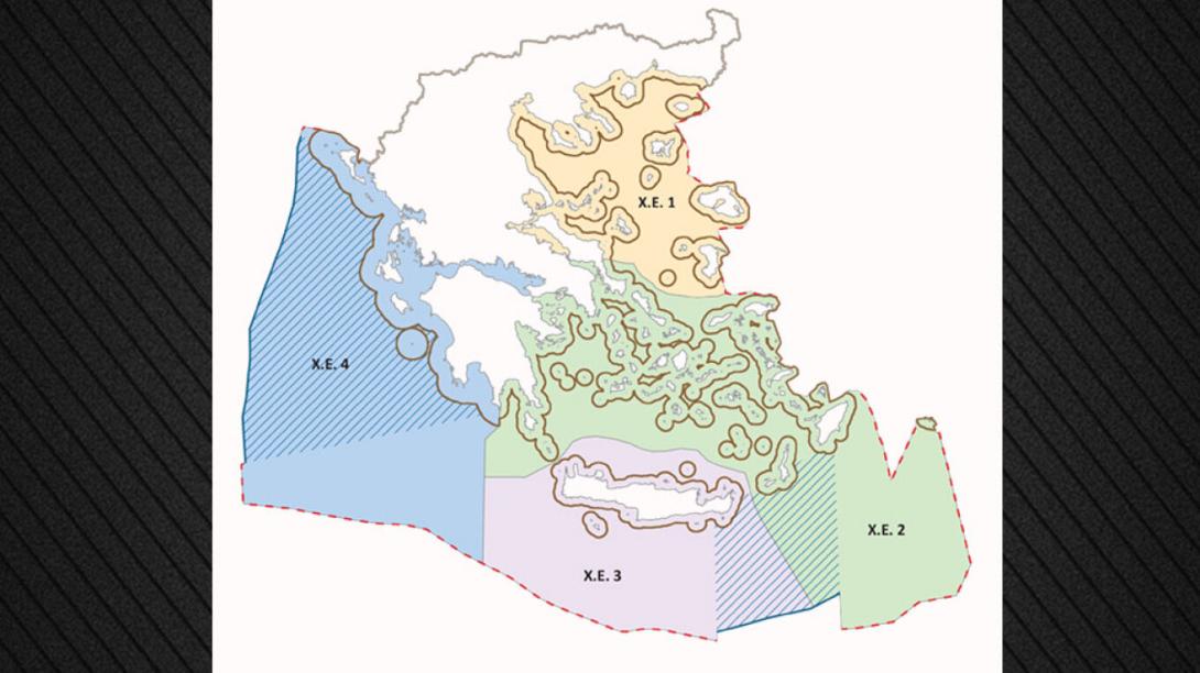 χάρτης Ελλάδα χωροταξικός σχεδιασμός