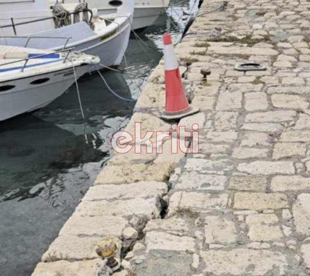 ρηγματώσεις ενετικό λιμάνι ηρακλείου