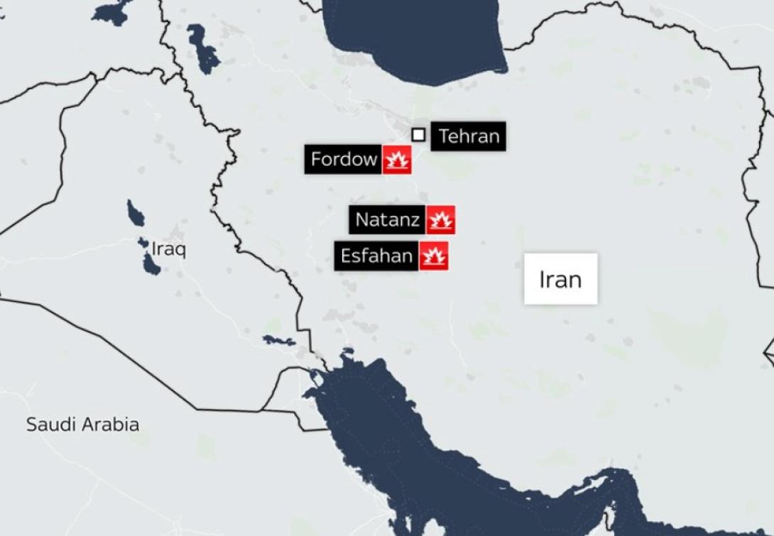 σημεία επίθεσης Ιράν