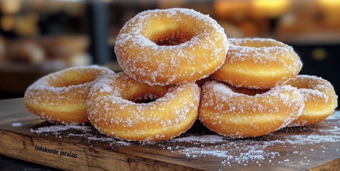 λουκουμάδες, ζάχαρη, γλυκό