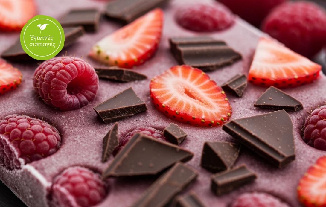 μπάρα, φράουλες, γλυκό