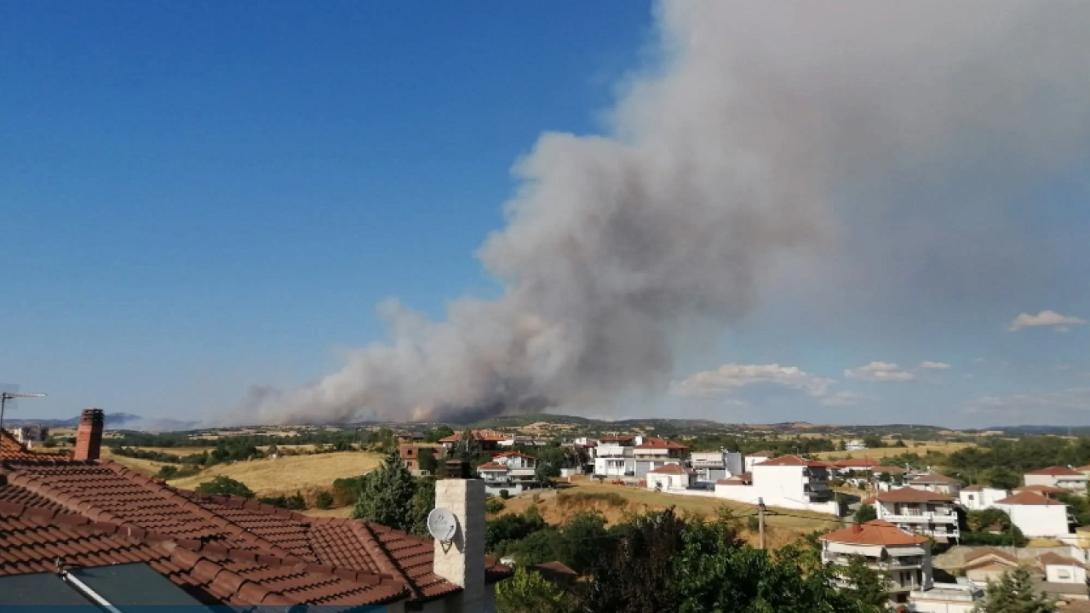 Φωτιά στην Άσσηρο Θεσσαλονίκης