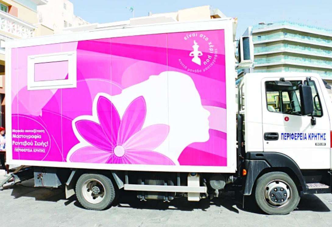 κινητή μονάδα μαστογραφίας περιφέρειας κρήτης