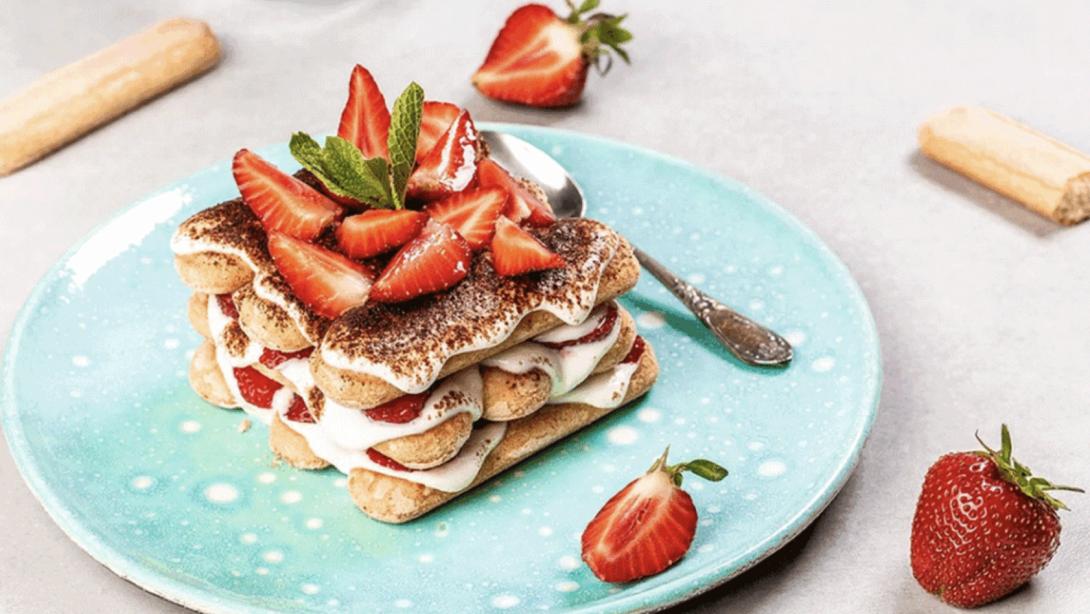 τιραμισού, φράουλα