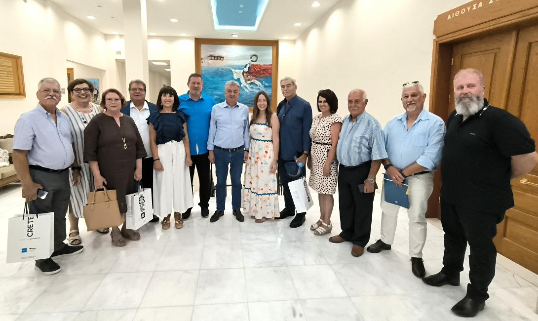 Παγκόσμιο Συμβούλιο Κρητών με Σ.Αρναουτάκη