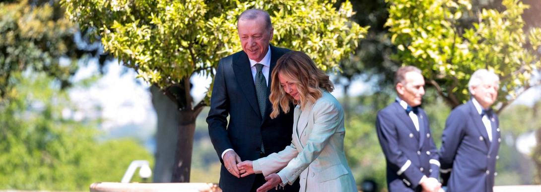 Μελόνι - Ερντογάν