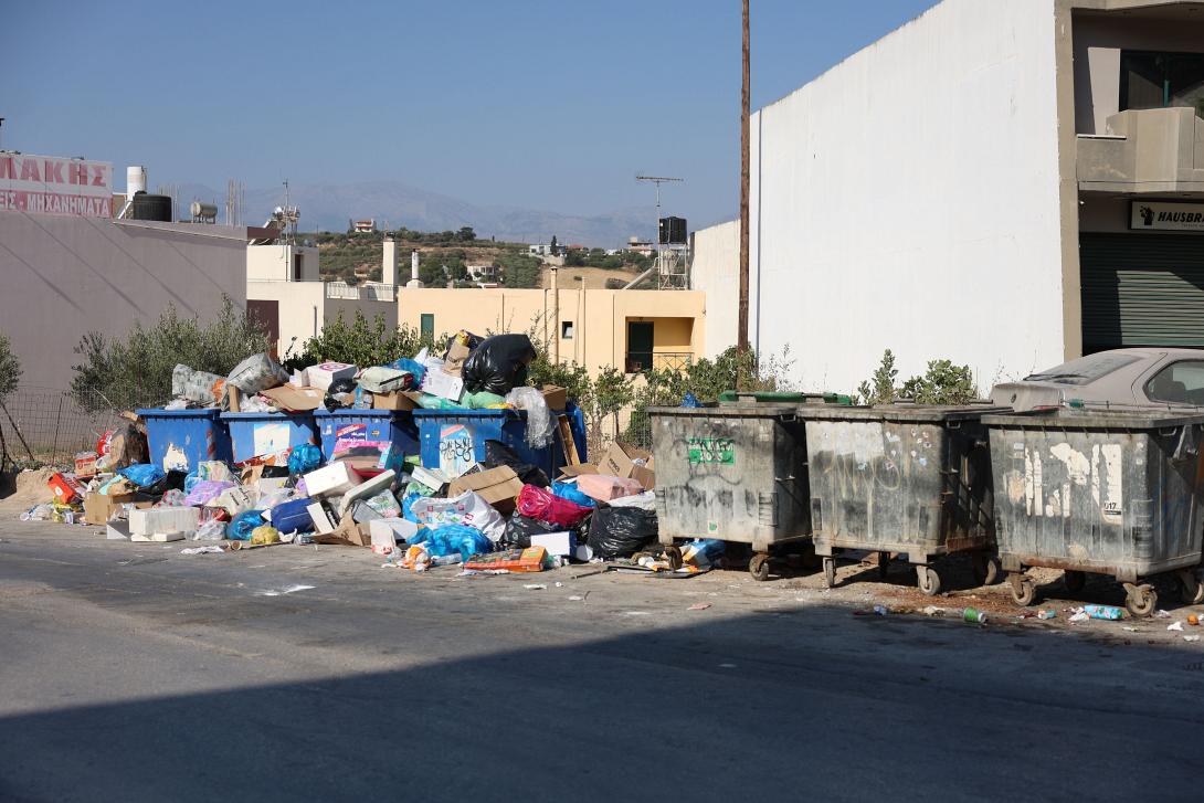 ηράκλειο - σκουπιδια