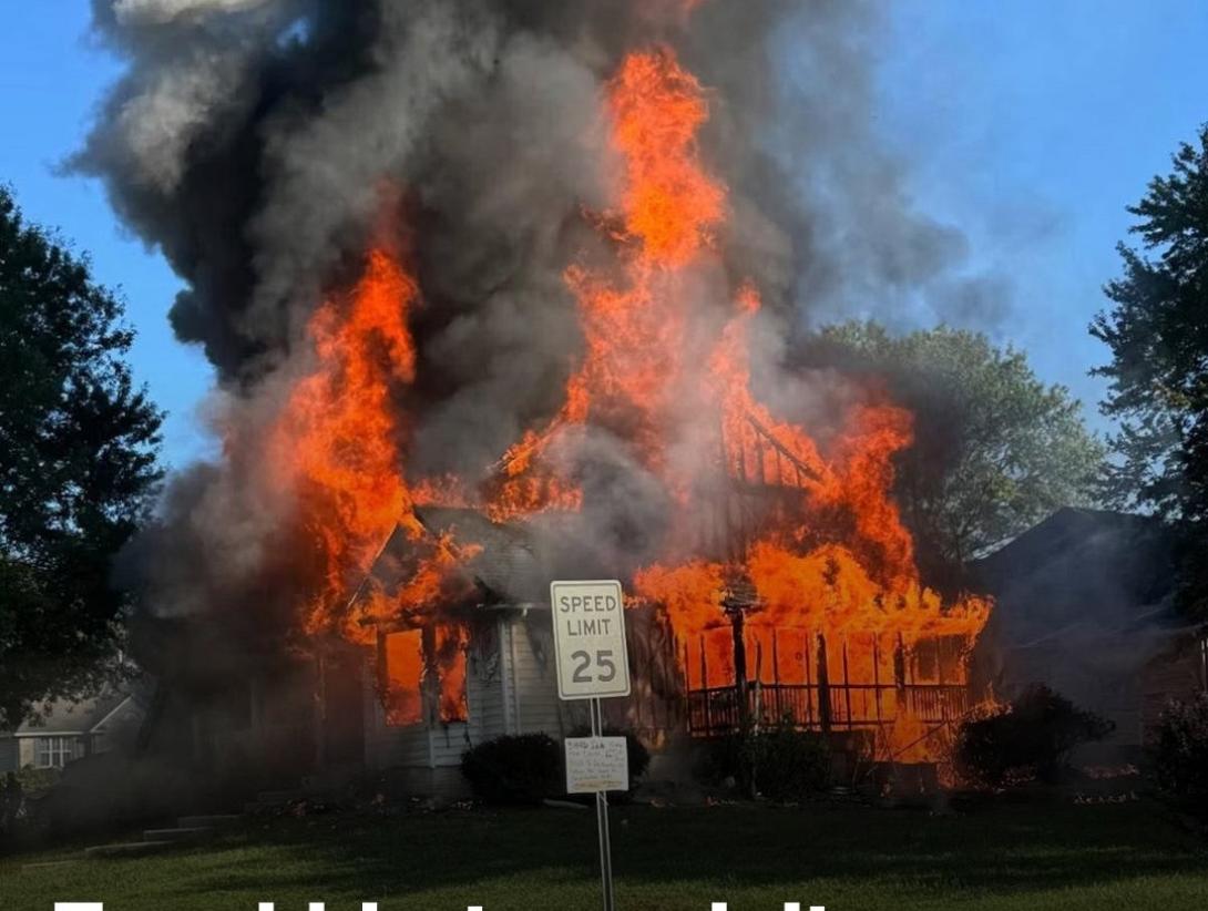 φωτια σε σπίτι