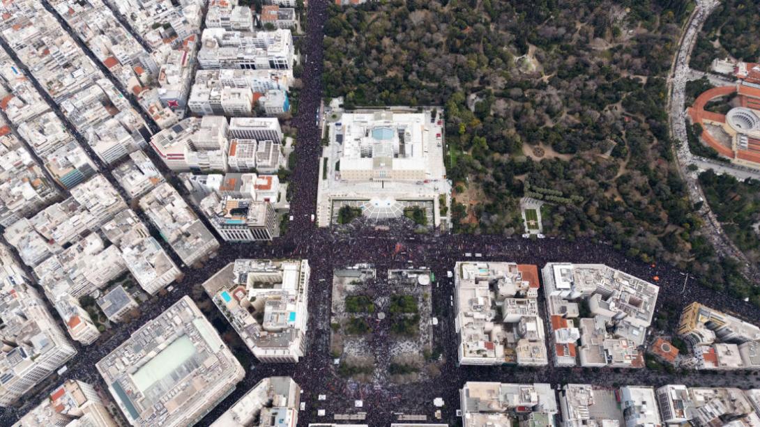 συγκέντρωση για Τέμπη