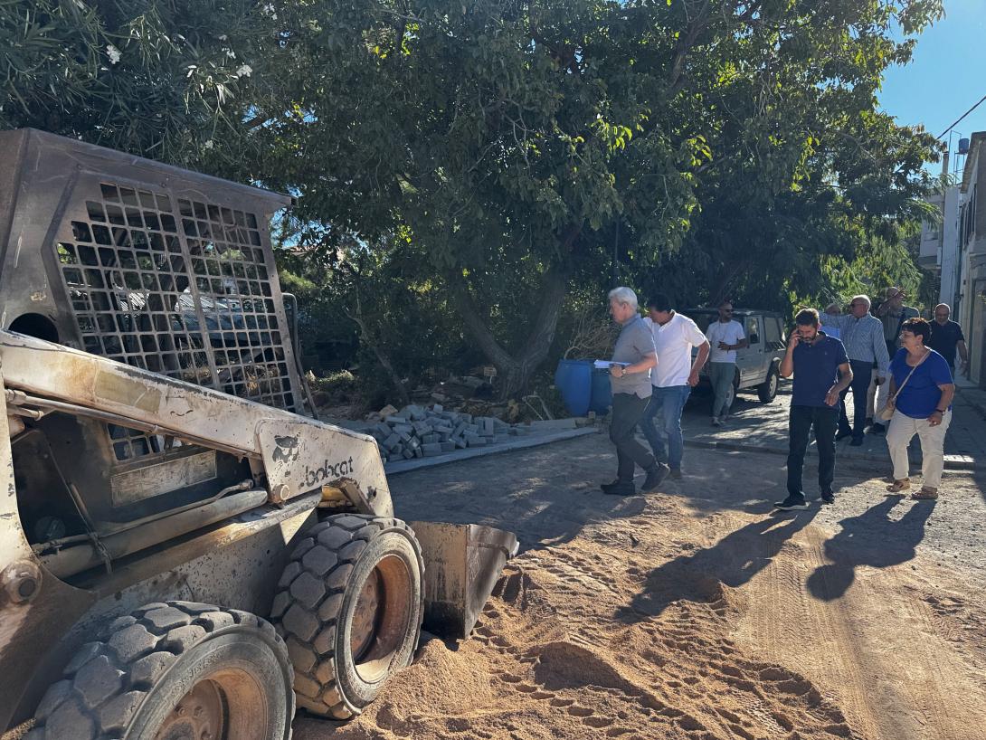 έργα ανάπλασης στις Άνω Ασίτες