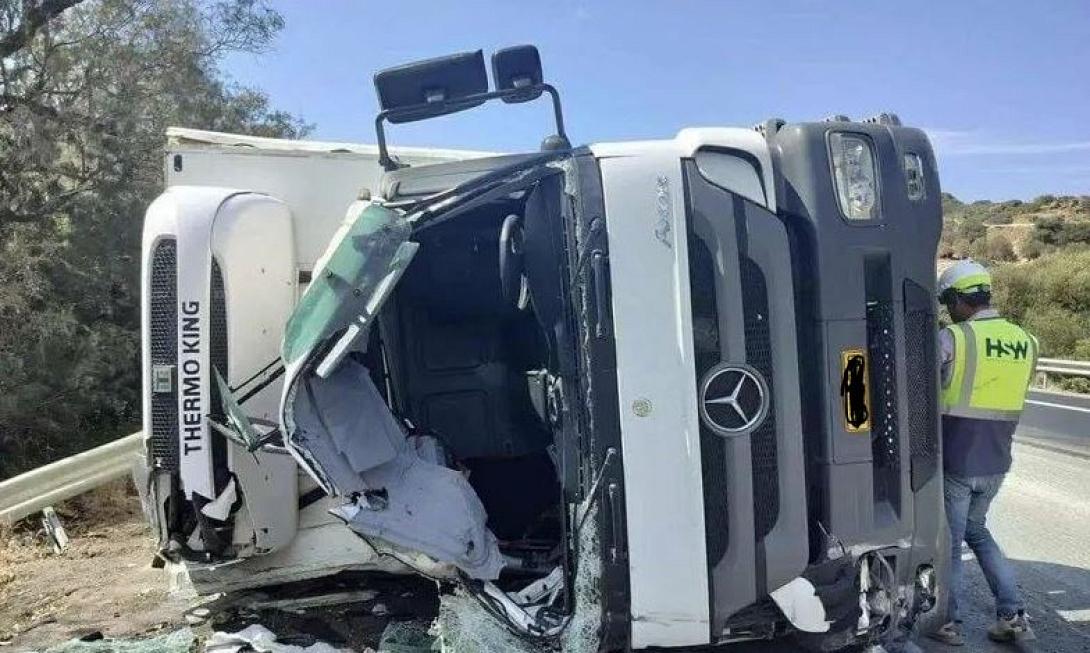 τροχαιο με φορτηγο