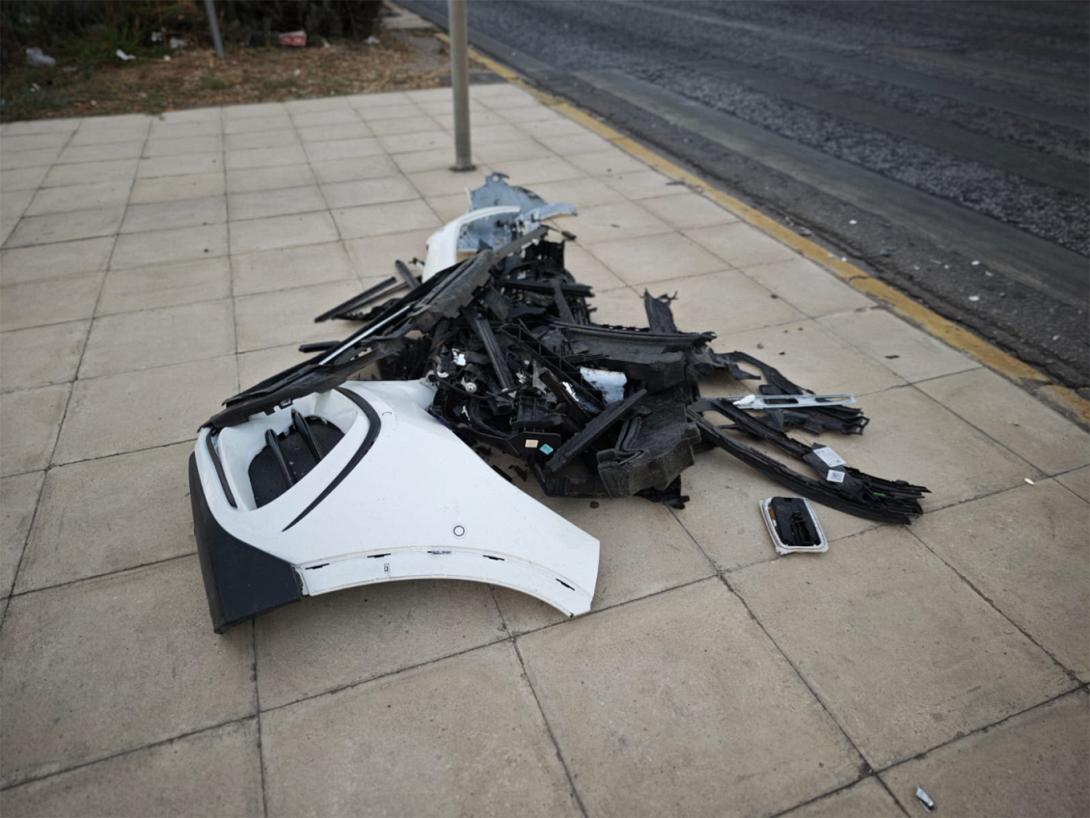 τροχαίο βουλιαγμένη