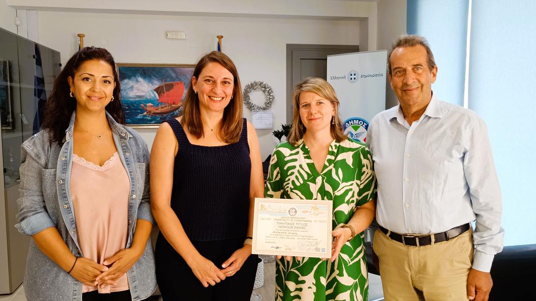 Συνάντηση Δημάρχου Χερσονήσου με την Πρόξενο της  Βρετανικής Πρεσβείας