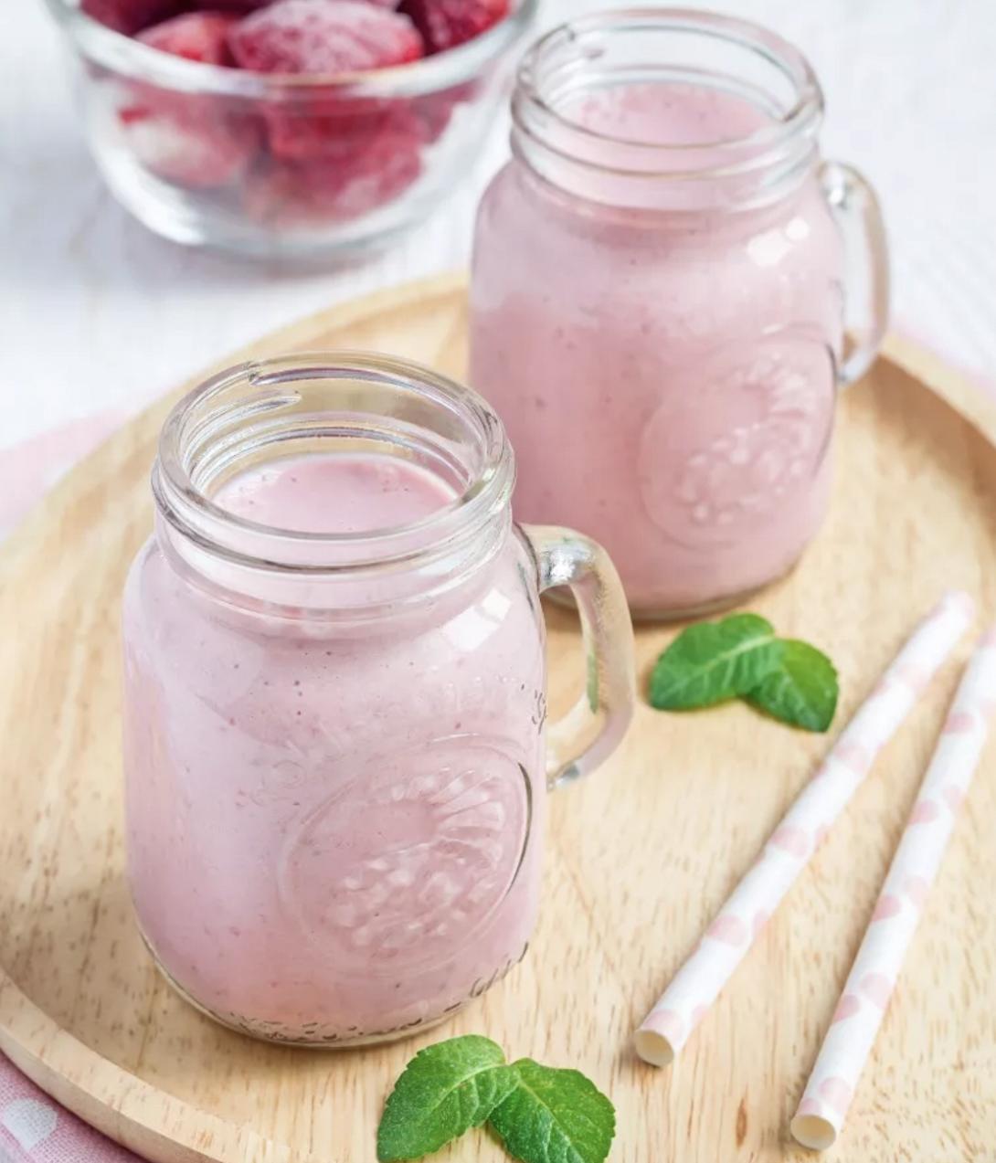 smoothie, φράουλα