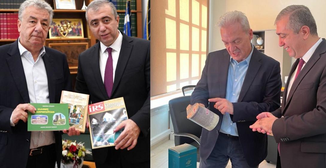 ΠΡΕΣΒΗΣ ΑΖΕΡΜΠΙΤΖΑΝ ΜΕ ΑΡΝΑΟΥΤΑΚΗ ΚΑΙ ΚΑΛΟΚΑΙΡΙΝΟ