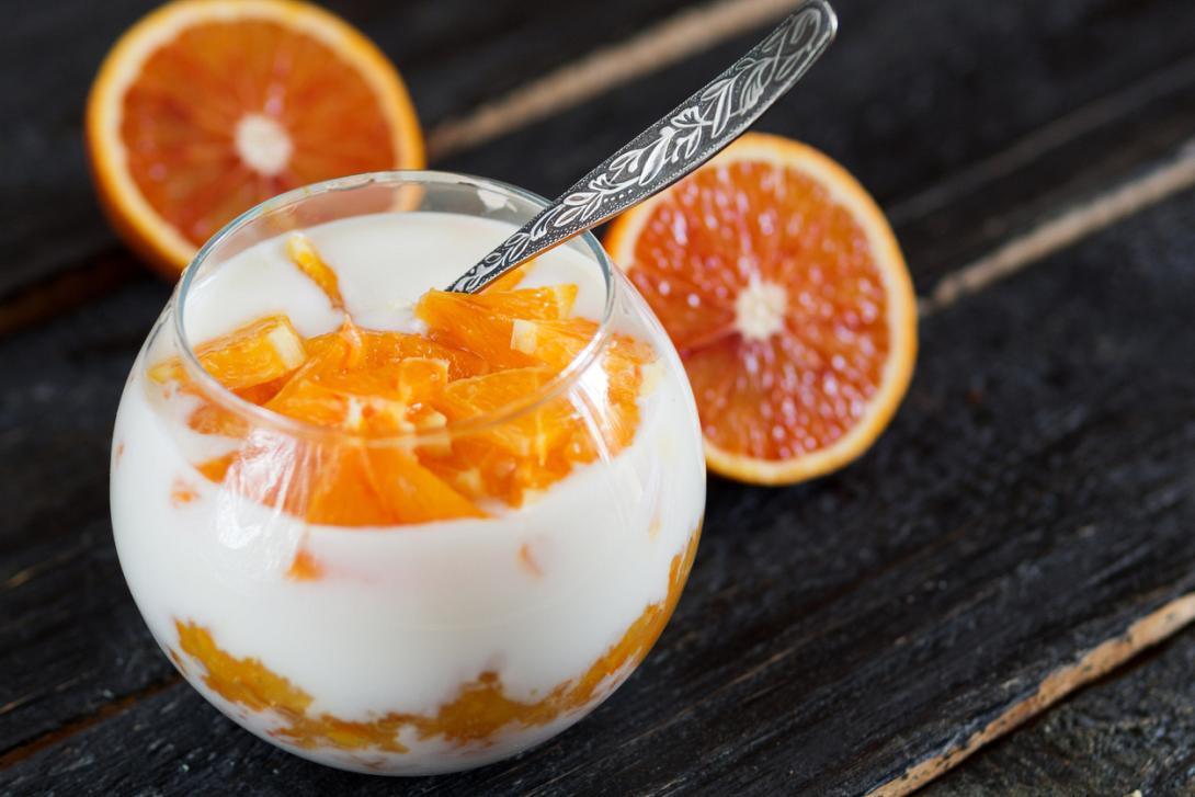 πορτοκάλι, γιαούρτι