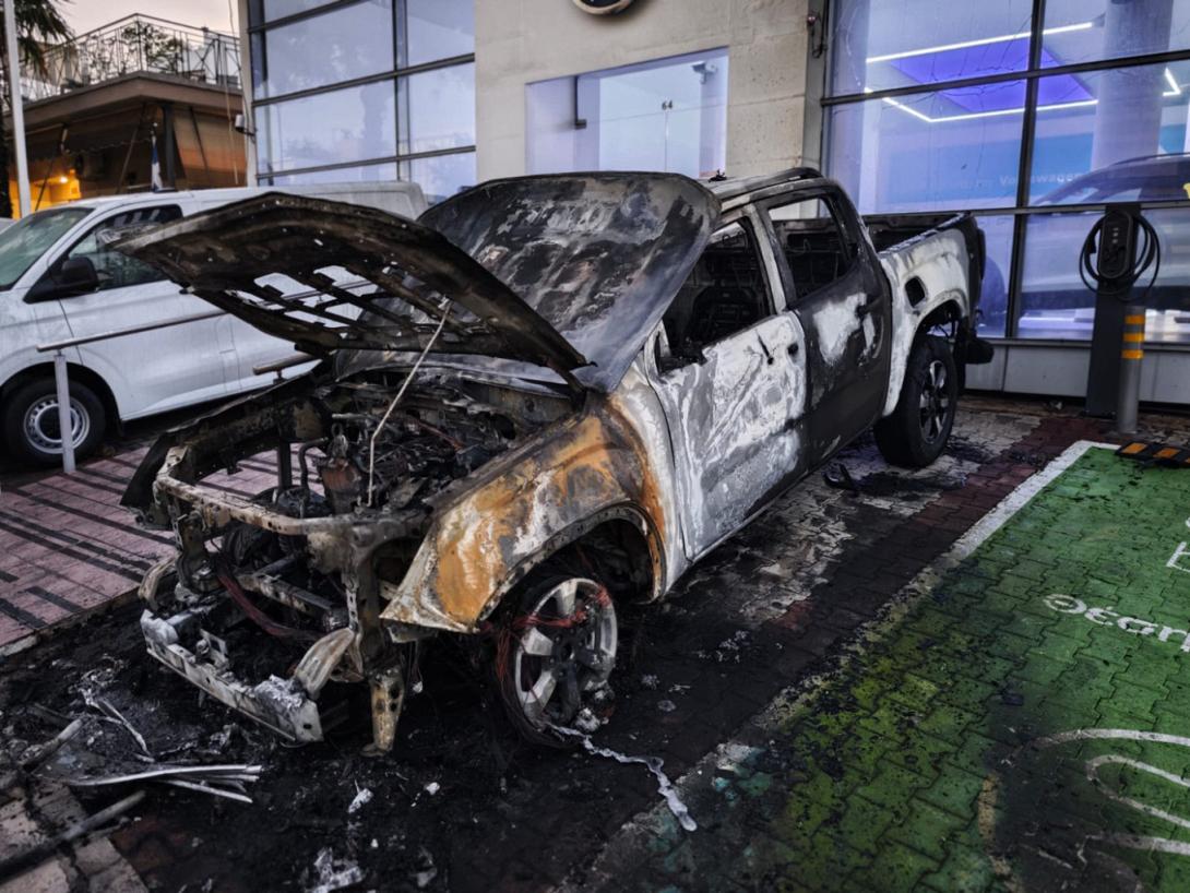 Φωτιά σε έκθεση