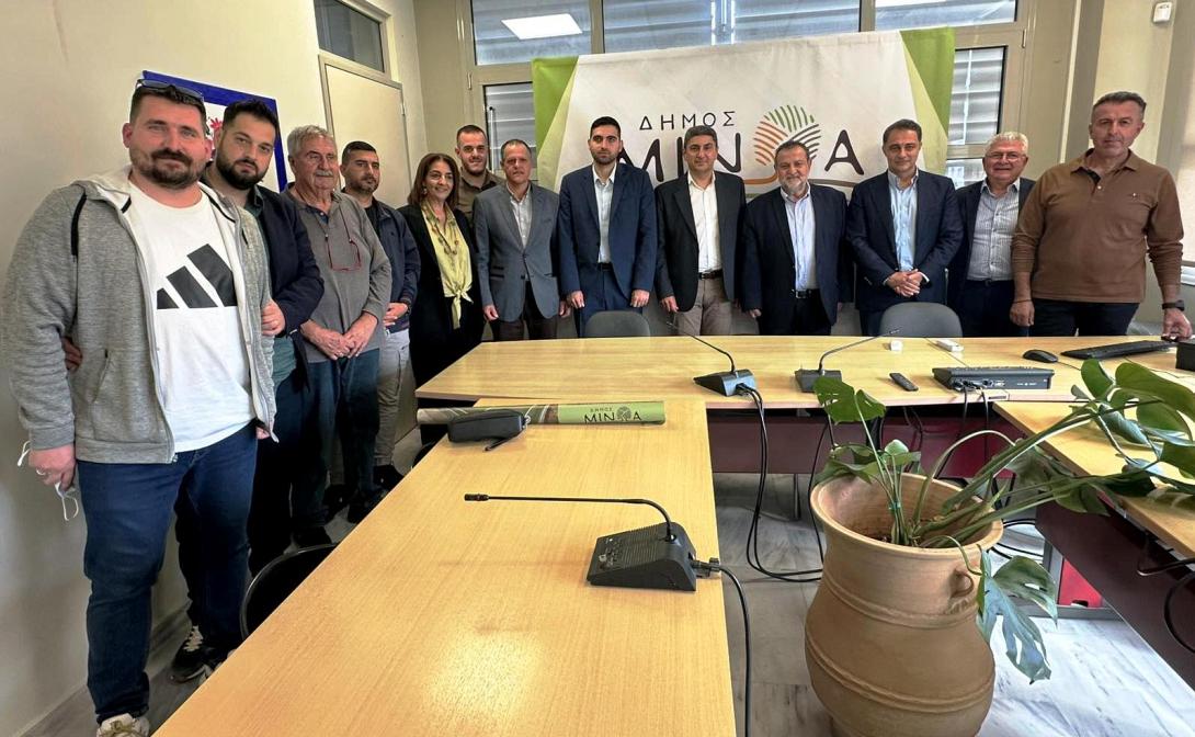 Συνάντηση για την στήριξη σεισμόπληκτων επιχειρήσεων μετά τον σεισμό του 2021