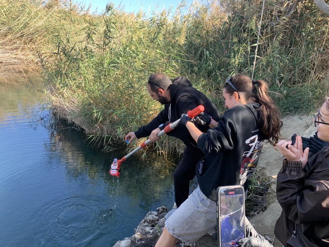 11ο ΓΕΛ ΗΡΑΚΛΕΊΟΥ στις εκβολές του ποταμού Αλμυρού
