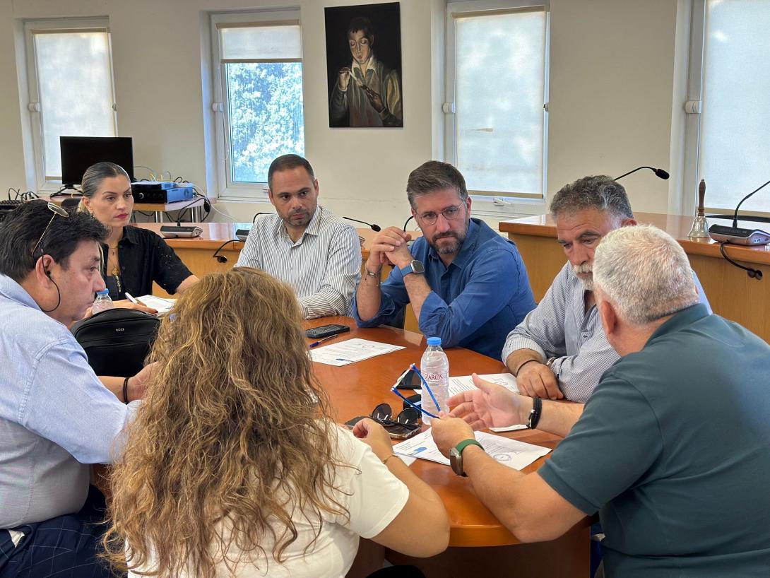 Συνάντηση Δημάρχου Μαλεβιζίου Μενέλαου Μποκέα με τον Πολιτιστικό Σύλλογο Μαδέ