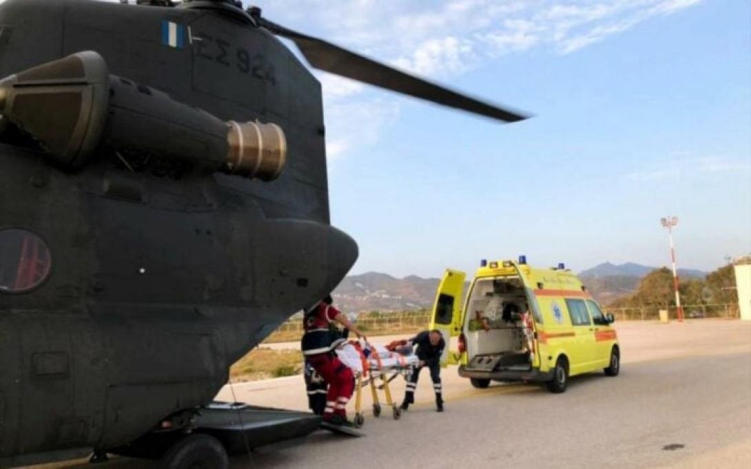 ελικοπτερο πα ασθενοφορο